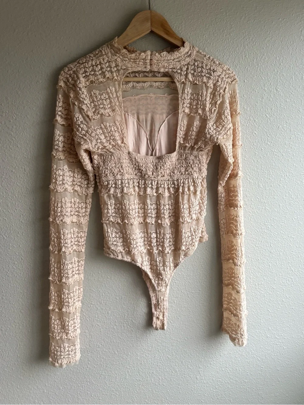 Lace Mock Neck Bodysuit